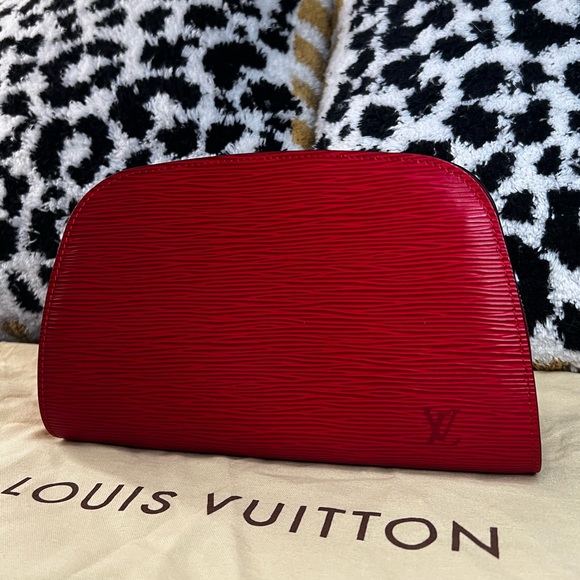 Louis Vuitton Dauphine in Red Epi❤️LIKE NEW - Picture 2 of 16